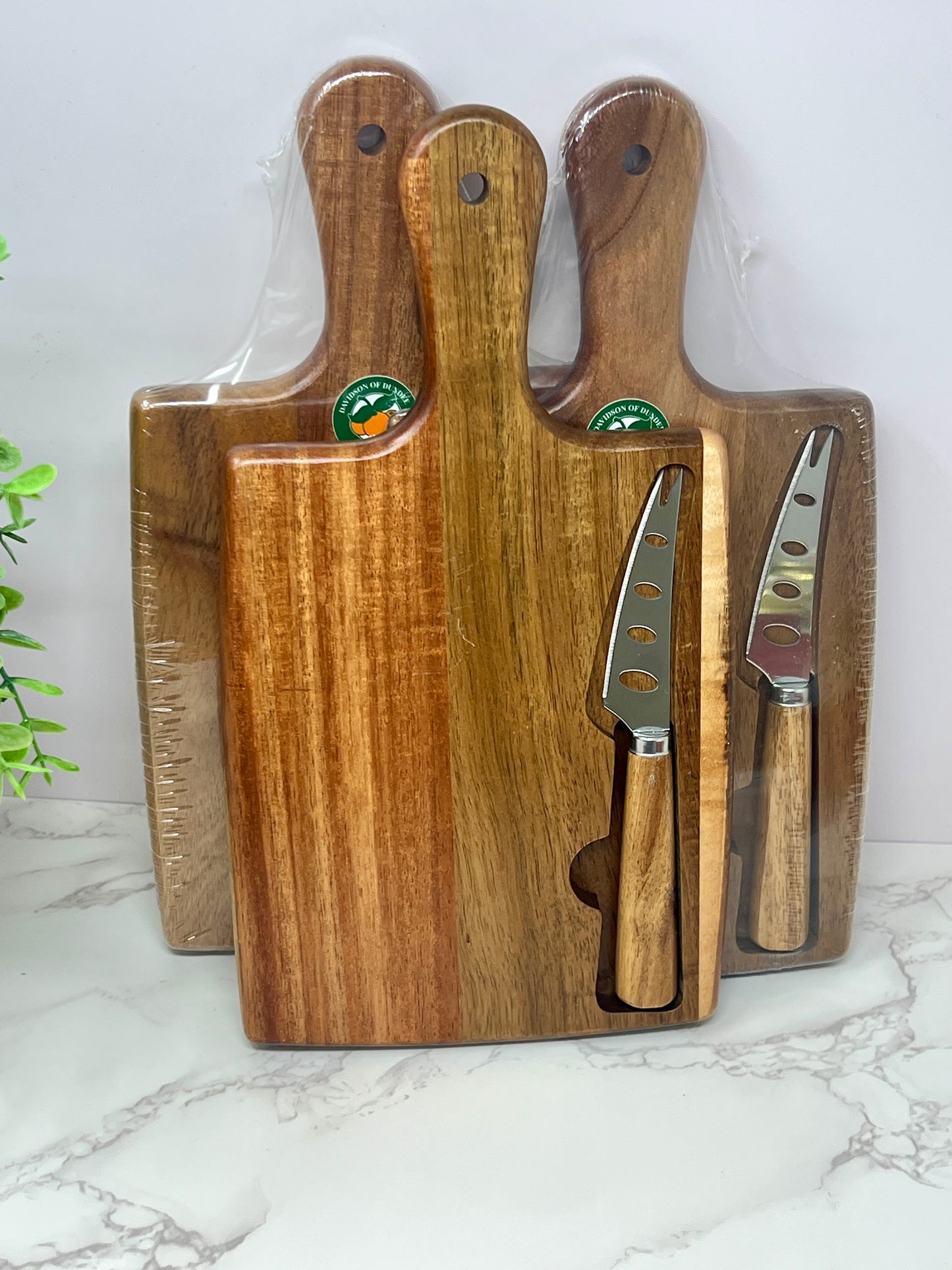 Handcrafted Cutting Board with Knife