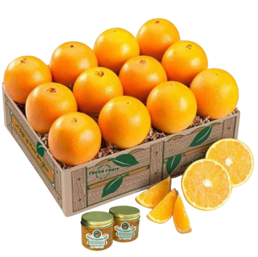 Navel Oranges - 2 Gift Trays, Free Marmalade